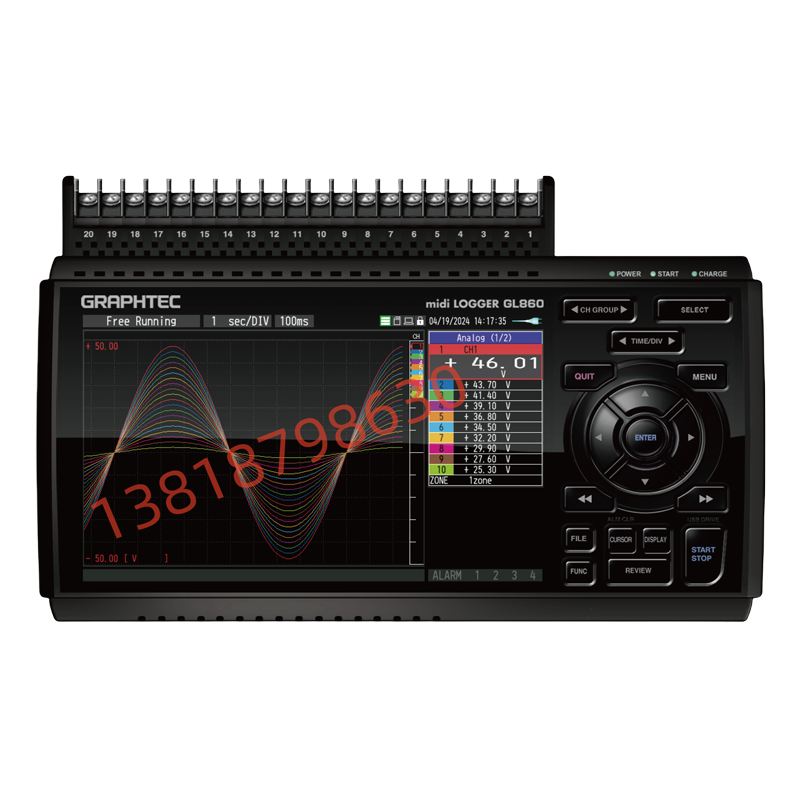 日本圖技GRAPHTEC GL860A 多功能數據記錄儀